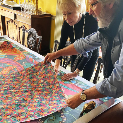 The Anatomy of a Collaboration | Liberty Archive Print Scarves