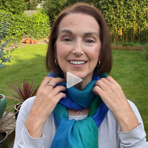 Watch How To Wear Your Cashmere & Silk Wrap