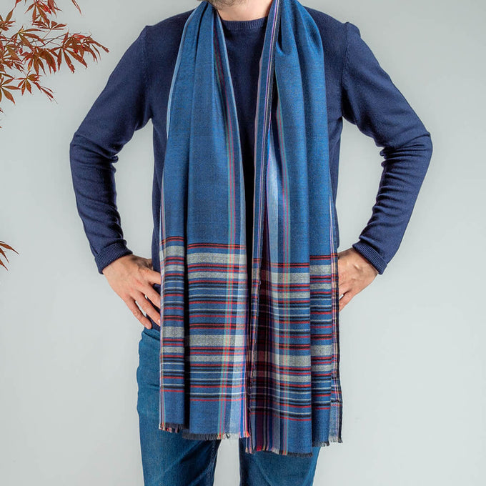 The Chichester Fine Wool and Silk Scarf