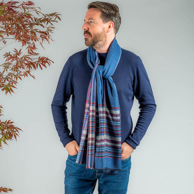 The Chichester Fine Wool and Silk Scarf