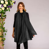 Sable Black Modal Wrap