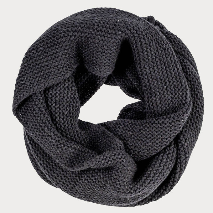 Superluxe Classic Black Italian Cashmere Snood