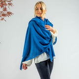 Twilight Blue Gossamer Cashmere Shawl