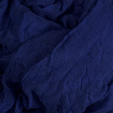 Royal Blue Modal and Silk Crinkle Scarf