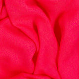 Deep Coral Cashmere and Silk Wrap