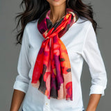 The Liberty Print Floral Quartet - Chatsworth Bloom Cashmere and Silk Wrap