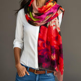 The Liberty Print Floral Quartet - Chatsworth Bloom Cashmere and Silk Wrap