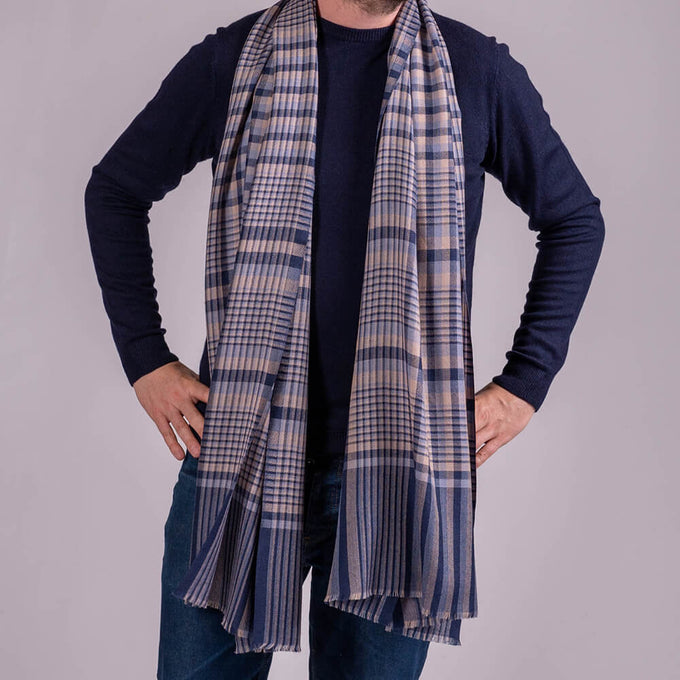 The Chester Fine Wool and Silk Scarf