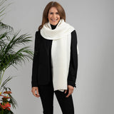 Superluxe Vanilla Cream Italian Cashmere Scarf