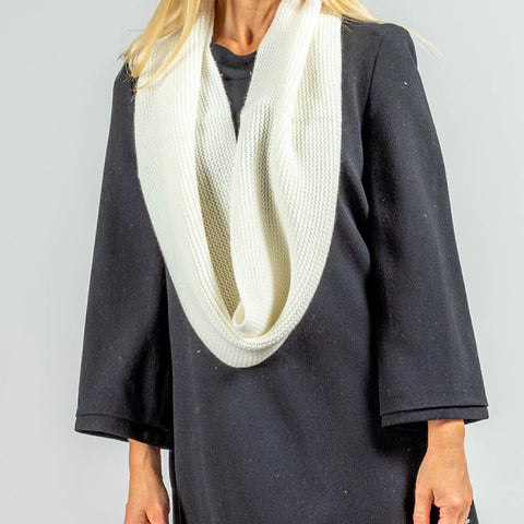 Superluxe Vanilla Cream Italian Cashmere Snood