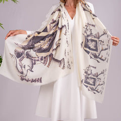 Elephant Walk Cashmere and Silk Wrap