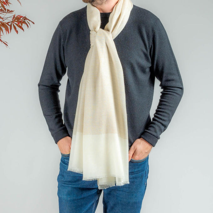 The Exeter Fine Wool and Silk Scarf