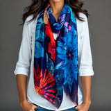 The Liberty Print Floral Quartet - Floral Letters Cashmere and Silk Wrap