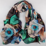 The Liberty Print Floral Quartet - Botanical Dream Cashmere and Silk Wrap