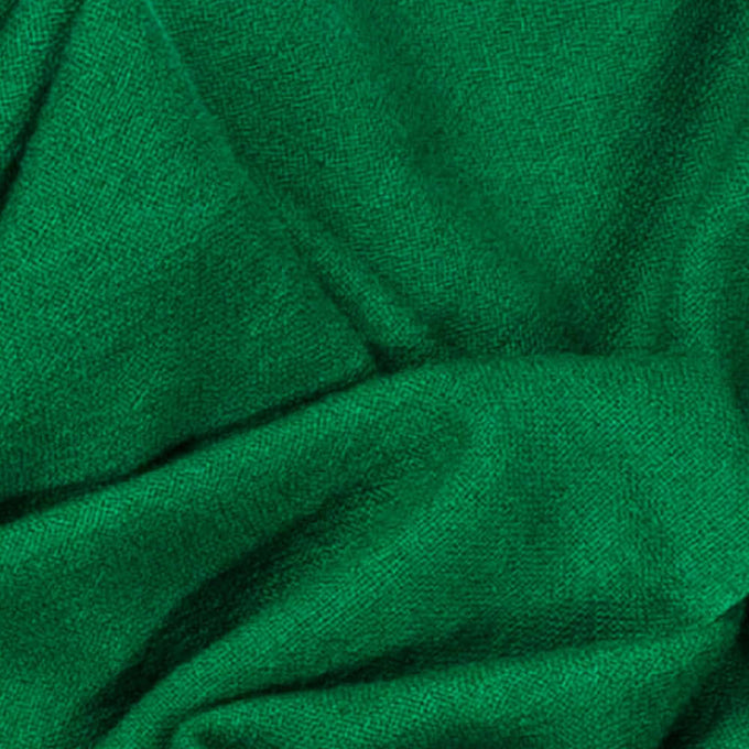 Emerald Green Gossamer Cashmere Shawl