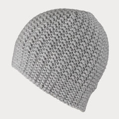 Light Grey Panocchia Cashmere Beanie Hat