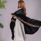 Hand Embroidered Pashmina Cashmere Shawl - Horses