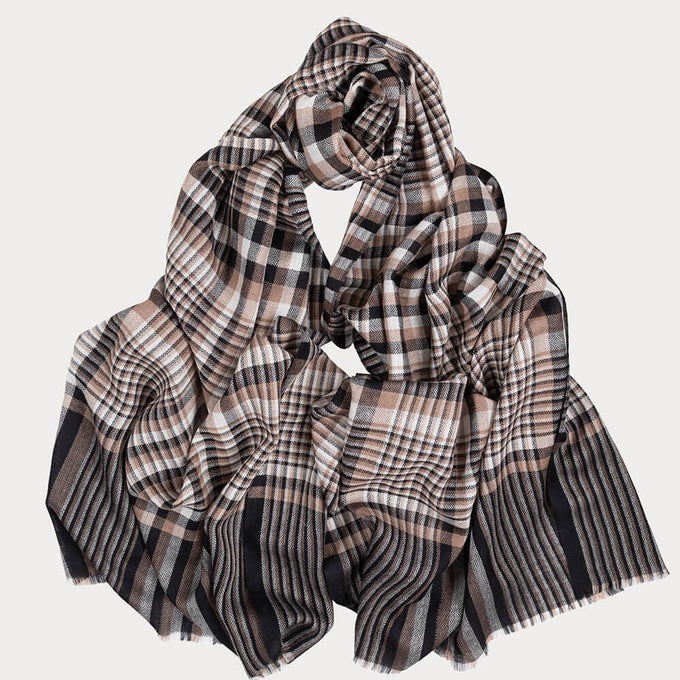 The Lancaster Fine Wool and Silk Scarf