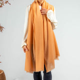 Sandy Beige Gossamer Cashmere Shawl