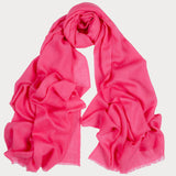 Radiant Rose Cashmere and Silk Wrap