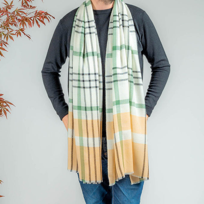 The Lisburn Fine Wool and Silk Scarf