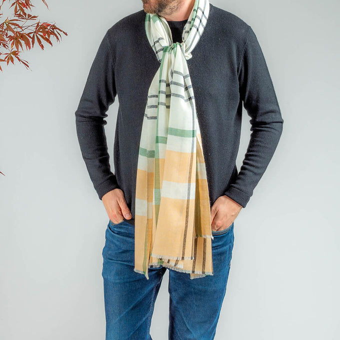 The Lisburn Fine Wool and Silk Scarf