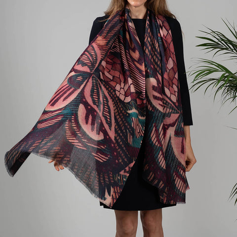 PRE ORDER: The Liberty Print Quartet – The Floral Cashmere and Silk Wrap