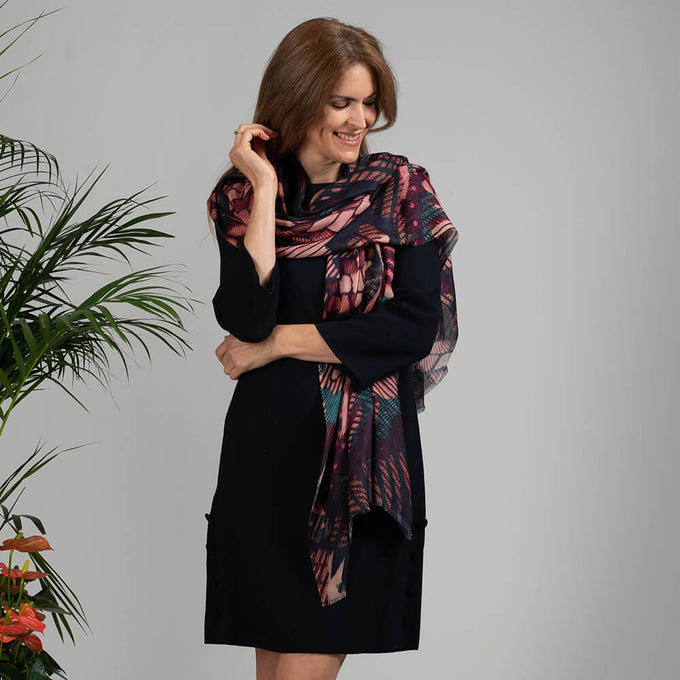 The Liberty Print Quartet – The Floral Cashmere and Silk Wrap