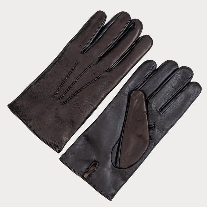 Men’s Touch Screen Italian Leather Gloves