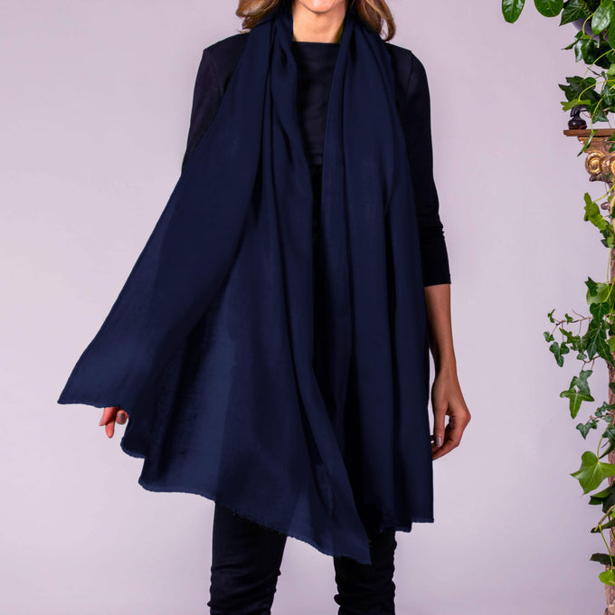 Midnight Navy Modal Wrap