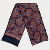 Scolette Italian Handmade Paisley Silk Scarf