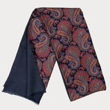 Scolette Italian Handmade Paisley Silk Scarf