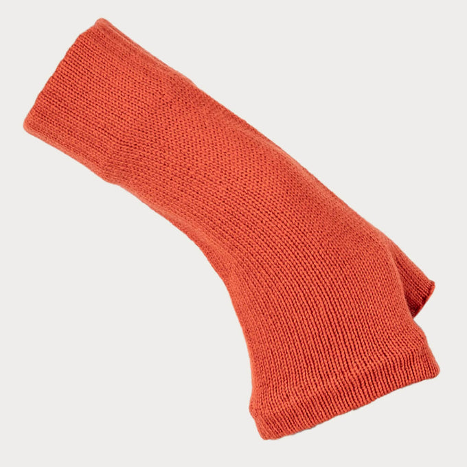 Sunrise Orange Cashmere Mittens