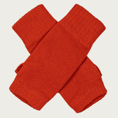 Sunrise Orange Cashmere Mittens