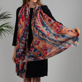 PRE ORDER: The Liberty Print Quartet – The Paisley Cashmere and Silk Wrap