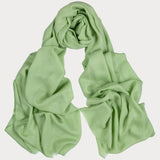 Matcha Green Cashmere and Silk Wrap