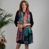 PRE ORDER: The Liberty Print Quartet – The Pineapple Cashmere and Silk Wrap