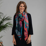 PRE ORDER: The Liberty Print Quartet – The Pineapple Cashmere and Silk Wrap