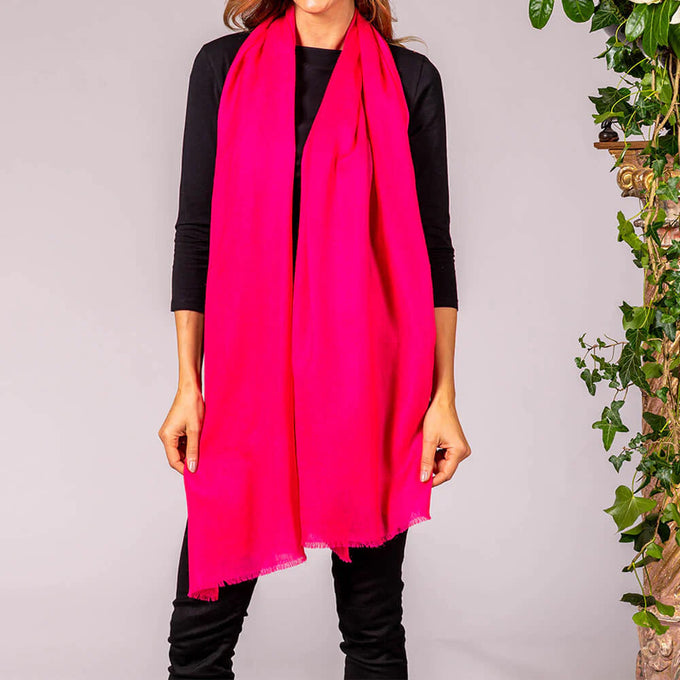 Magenta Pink Modal Wrap