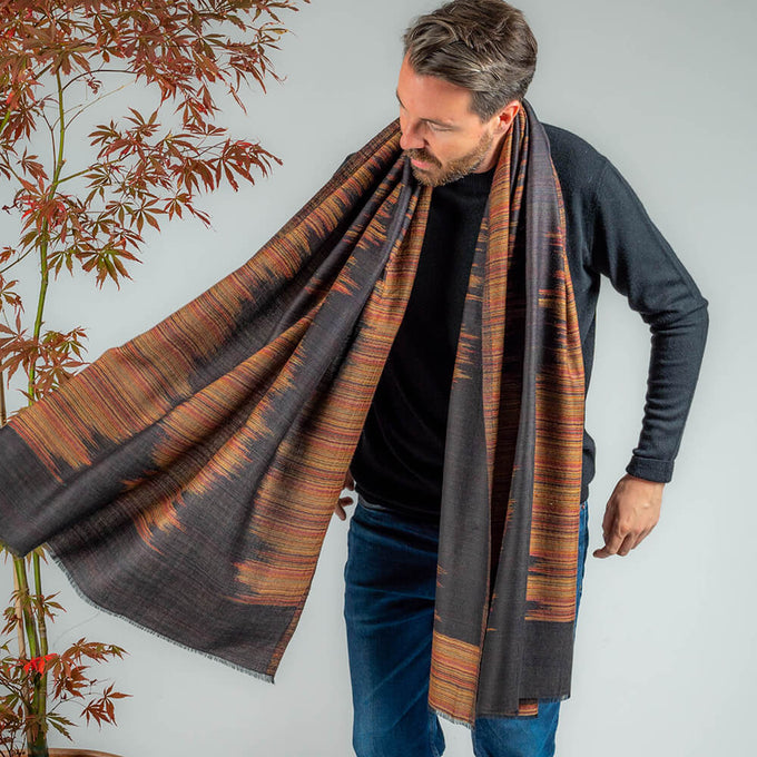 The Stirling Fine Wool and Silk Scarf