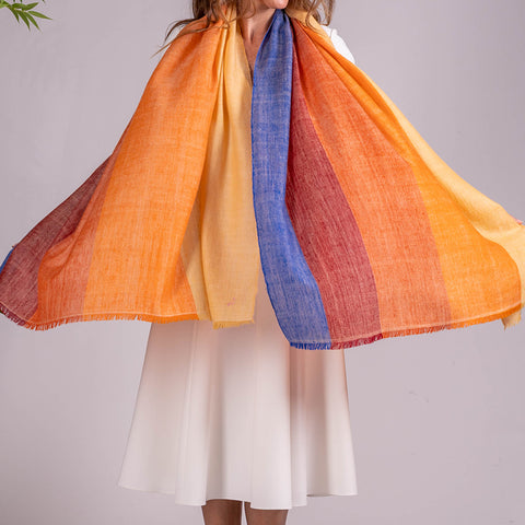 Sundown Pashmina Cashmere Shawl