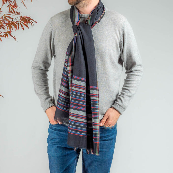 The Salisbury Fine Wool and Silk Scarf